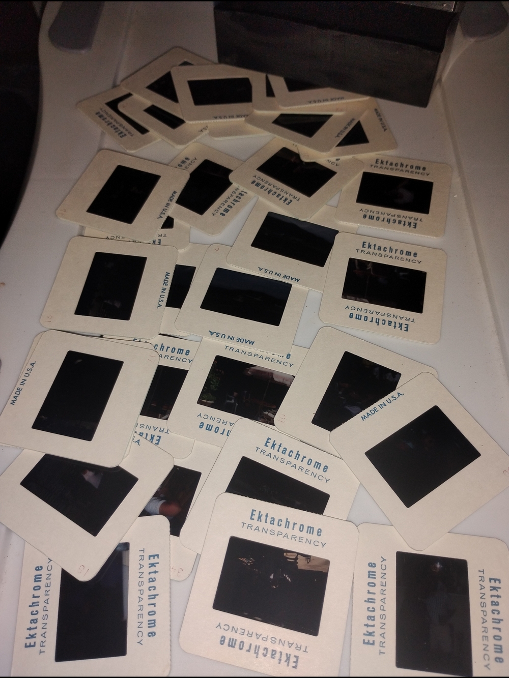 Slide Lot (35)for Mixed Media Displays Vintage photo Slides Landscape  Planes